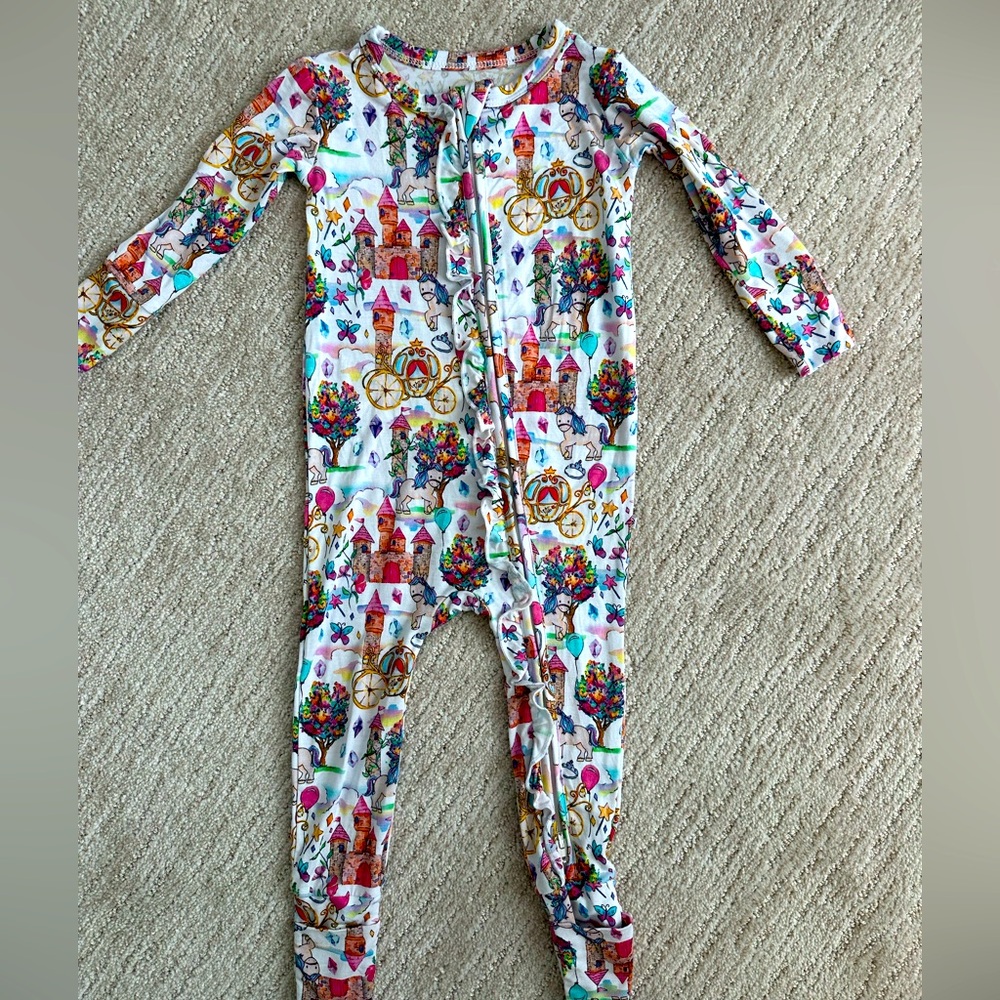Birdie Bean Bamboo Pajamas with Convertible Footie